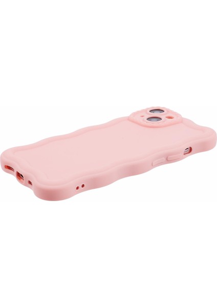 Iphone 13 Tpu Kasası Için Jq Serisi Dalgalı Çerçeve Mat (Hassas Kesim) Pink Telefon Kılıfı (Yurt Dışından) modelleri