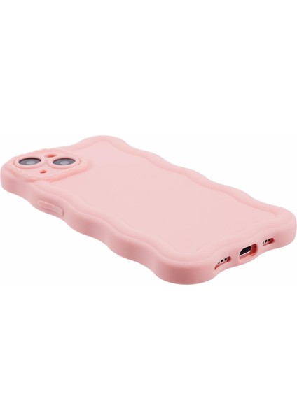 Iphone 13 Tpu Kasası Için Jq Serisi Dalgalı Çerçeve Mat (Hassas Kesim) Pink Telefon Kılıfı (Yurt Dışından) fırsatları