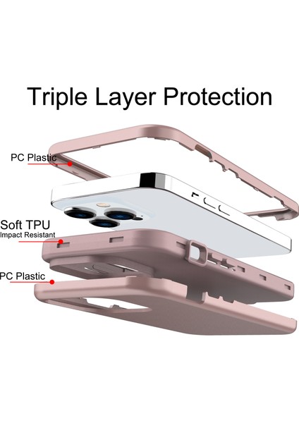 Iphone 15 Pro Case Tutickent Tpu+Pc Fingerprint Anti Fingerprint Telefon Gil Altın Için GW03 Telefon Kılıfı (Yurt Dışından) fiyatları