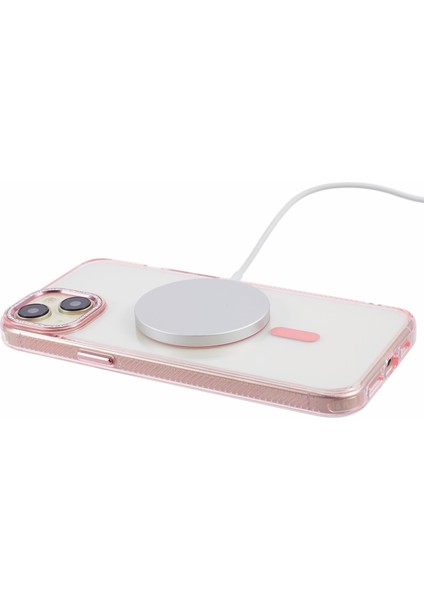 Iphone 15 Plus Kasa Için Mıknatıs Yüzük+Tpu+Pc+Alüminyum Alaşım Kabuk Pembe Telefon Kılıfı (Yurt Dışından) fırsatları