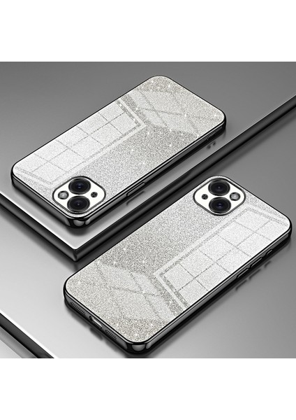 Iphone 15 Plus Cep Telefonu Şok Düzenlemesi Gradient Glitter Hassas Kesim Tpu Cover Black Telefon Kılıfı (Yurt Dışından) indirimleri