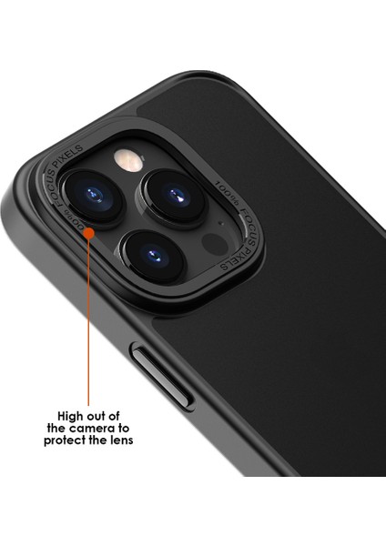 Iphone 15 Tpu+Pc Için Yarı Saydam Mat , Sapfire ile Uyumlu Koruyucu Manyetik Telefon Kasası Telefon Kılıfı (Yurt Dışından)