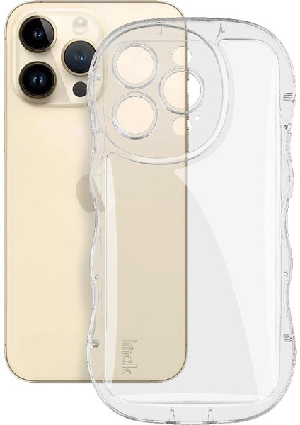 Iphone 14 Pro Max Telefon Kasası Için Çizilmeye Dayanıklı Tpu Wavy Kenarlar Geri Kabuk Tasarlanmış Telefon Kılıfı (Yurt Dışından) fiyatları
