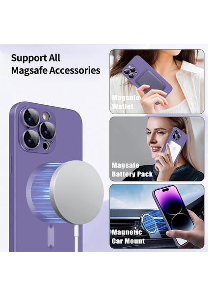 Iphone 15 Pro Max Mat Case Tpu Tpu 9h Yüksek Alüminyum Silicon Cam Film Silver Telefon Kılıfı (Yurt Dışından) modelleri