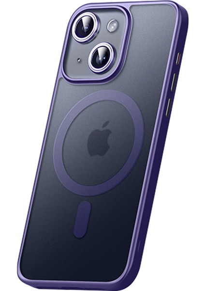 Iphone 15 Plus Case Için Damla Geçirmez Dark Mor ile Uyumlu Telefon Kılıfı (Yurt Dışından)