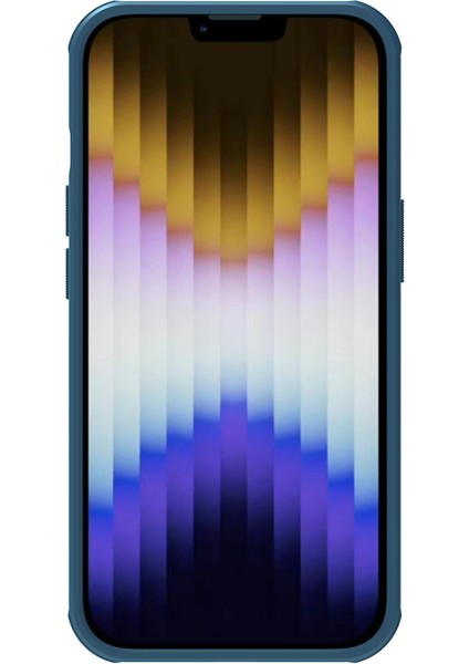 Iphone 15 Önce Çizelge Anti Pc+Tpu Mat Kapağı Mavi ile Uyumlu Telefon Kılıfı (Yurt Dışından)