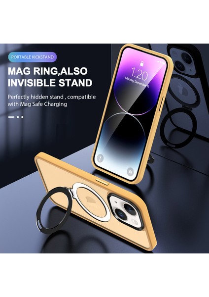 Iphone 15 Plus Case Için Pc+Tpu Ring Kickstand Telefon Turun Telefon Kılıfı (Yurt Dışından) fırsatları