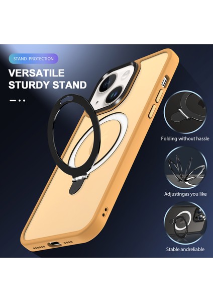 Iphone 15 Plus Case Için Pc+Tpu Ring Kickstand Telefon Turun Telefon Kılıfı (Yurt Dışından) indirimleri