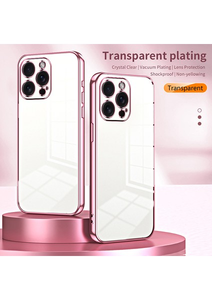 Iphone 15 Pro Max Elektrokaplama Anti Çizgi Tpu Telefon Protector Black Için Telefon Kılıfı (Yurt Dışından) fiyatları