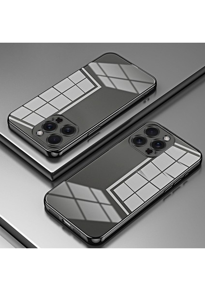 Iphone 15 Pro Max Elektrokaplama Anti Çizgi Tpu Telefon Protector Black Için Telefon Kılıfı (Yurt Dışından) indirimleri