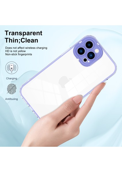 Iphone 15 Pro Case Tpu+Pc Renk Çerçevesi Çizgiye Döküm Anti Çizgi Temizli Telefon Morası Telefon Kılıfı (Yurt Dışından) fırsatları