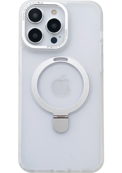 Pc+Tpu ile Uyumlu iPhone 15 Pro Korusu Için Kickstand Telefon Kılıfı (Yurt Dışından)