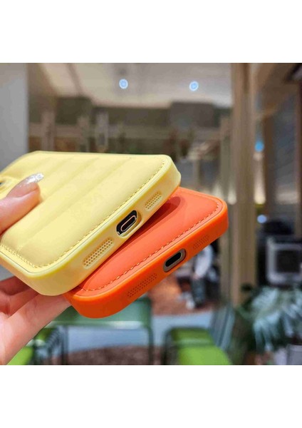 Iphone 15 Pro Case 3D Için Ceket Pc+Tpu+Pu Deri Hassas Lens Kesme Orange Telefon Kılıfı (Yurt Dışından) modelleri