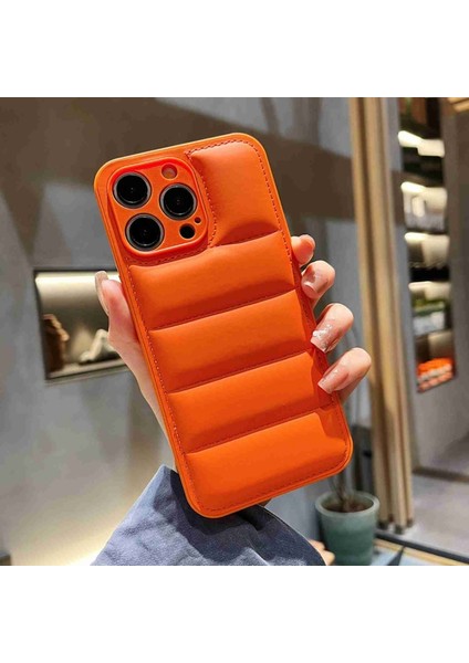 Iphone 15 Pro Case 3D Için Ceket Pc+Tpu+Pu Deri Hassas Lens Kesme Orange Telefon Kılıfı (Yurt Dışından) fırsatları
