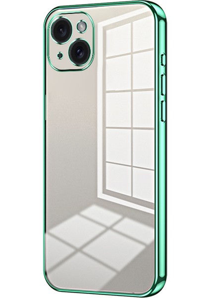 Iphone 15 Plus Elektraplatma Anti Drop Tpu Telefon Vaka Yeşili Telefon Kılıfı (Yurt Dışından)