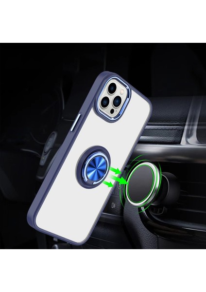 Iphone 15 Pro Max Tpu+Akrilik Temiz Telefon Yüzüğü Kickstand Elektrokaplama Pembe Telefon Kılıfı (Yurt Dışından) fırsatları