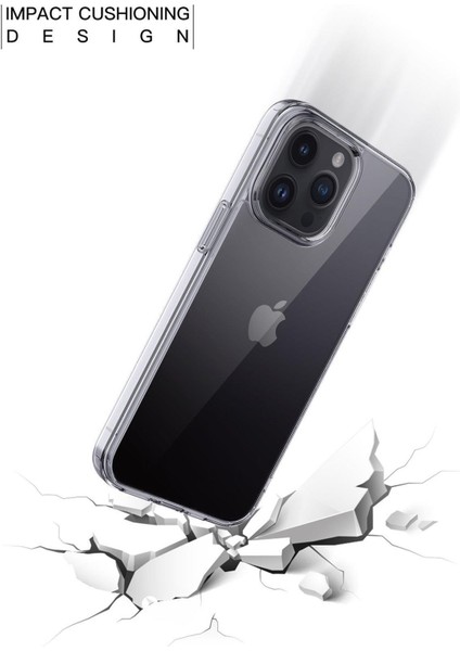 Iphone 15 Pro Max Cep Telefon Ları Için Crystal Clear Tpu+Pc Geri Tövbe Teslim Siyah Telefon Kılıfı (Yurt Dışından) fırsatları