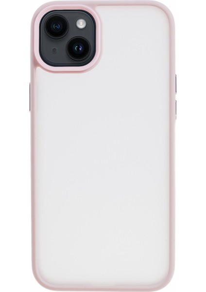 Iphone 15 Cilt Touch Tpu+Akrilik Mat Telefon Pembe Telefon Kılıfı (Yurt Dışından)