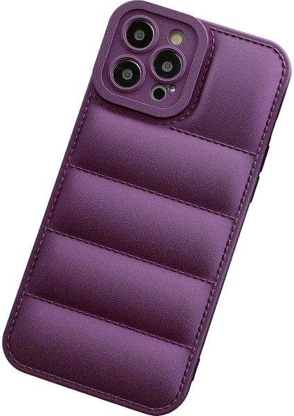 Iphone 15 Pro Max Down Ceket Tpu Çizgi Anti Mat Mat Morası Telefon Kılıfı (Yurt Dışından)