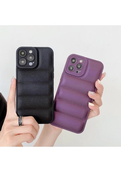 Iphone 15 Pro Max Down Ceket Tpu Çizgi Anti Mat Mat Morası Telefon Kılıfı (Yurt Dışından) indirimleri