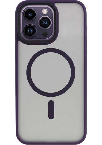 Tpu+Akrilik Için Purple ile Uyumlu Iphone 15 Pro Max Cilt Touch Mat Anti Fingerprint Telefon Kabuğu Telefon Kılıfı (Yurt Dışından)