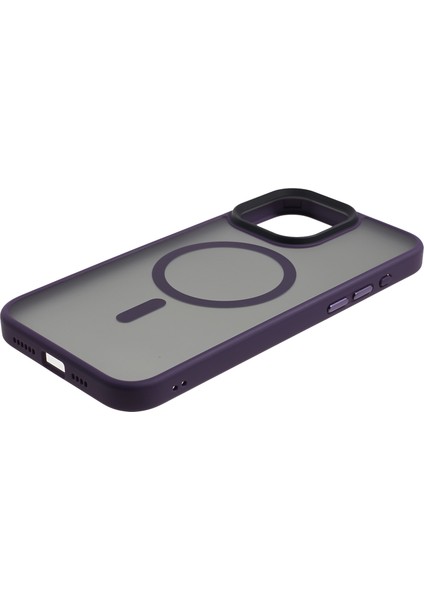 Tpu+Akrilik Için Purple ile Uyumlu Iphone 15 Pro Max Cilt Touch Mat Anti Fingerprint Telefon Kabuğu Telefon Kılıfı (Yurt Dışından) fırsatları