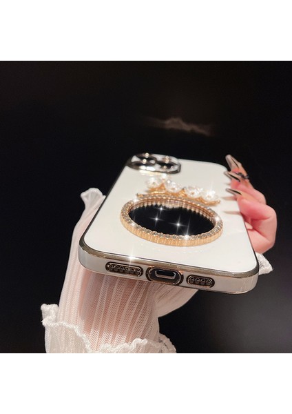 Iphone 15 Pro Max Elektrokaplatma Cam Ayna Telefon Pembe Için Koruyucu Tpu Telefon Kılıfı (Yurt Dışından) fırsatları