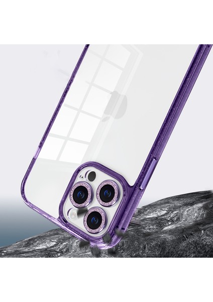 Iphone 14 Pro Max Case Pc+Tpu+Cam Işıltılı Toz Telefon Kabuk Mavisi Telefon Kılıfı (Yurt Dışından) fiyatları