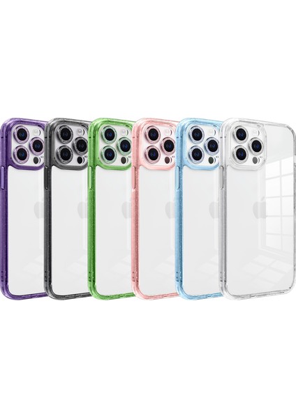 Iphone 14 Pro Max Case Pc+Tpu+Cam Işıltılı Toz Telefon Kabuk Mavisi Telefon Kılıfı (Yurt Dışından) fırsatları