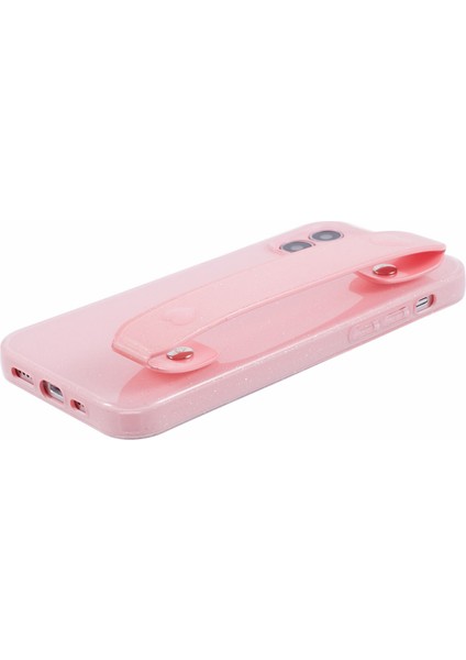 Iphone 12 Vaka Için Parıltılı Tpu Telefon Geri Kapağı Bileklik Kickstand Pink ile Telefon Kılıfı (Yurt Dışından) fırsatları