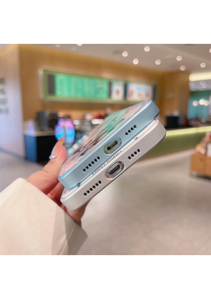 Iphone 15 Pro Max Gölge Panda Desen Temizli Cam+Tpu Kabuk Mahsulü Kırmızı Telefon Kılıfı (Yurt Dışından) fiyatları