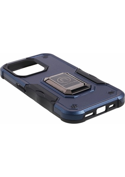Iphone 15 Pro Max Kickstand Telefon Kasası Pc+Tpu Kayma Önleyici Sağlam Koruyucu Mavi Telefon Kılıfı (Yurt Dışından) indirimleri