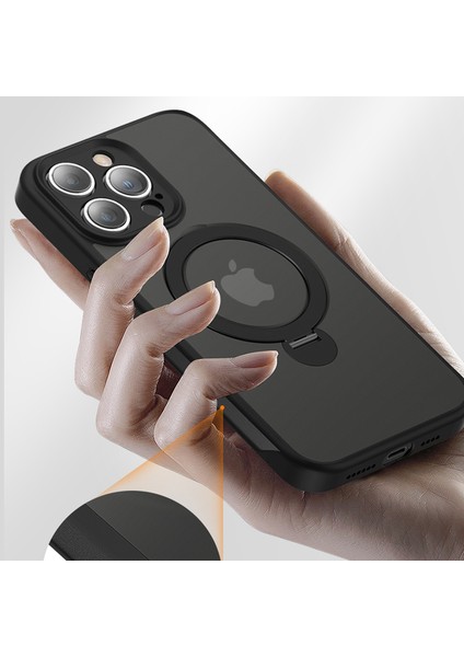 Iphone 15 Pro Tpu+Akrilik Kickstand Damla Koruma Dark Telefon Kılıfı (Yurt Dışından) fırsatları