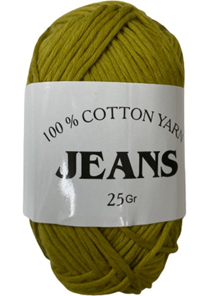 Hello Istanbul Jeans Cotton Yarn Pamuk Amigurumi Punch El Örgü Ipliği 25 gr