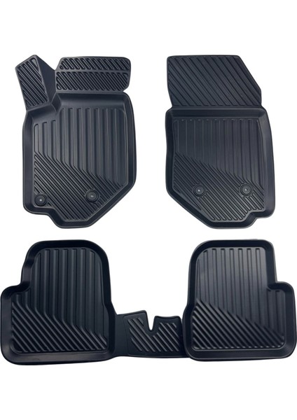 Volkswagen Taigo Voli 3D Havuzlu Kauçuk Oto Paspas Yumuşak