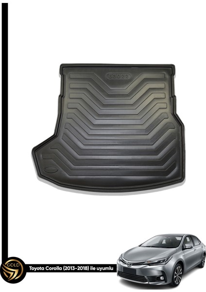 Toyota Corolla 3D Havuzlu Paspas Sedan 2013-2018 + Bagaj Havuzu Araca Özel Dolcex Kauçuk Set fiyatları