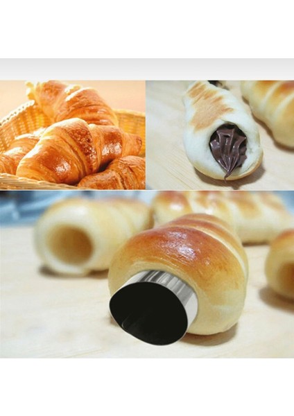 6'lı Hamur Şekillendirici Kruvasan Korne Kurabiye Kalıbı Seti fiyatları