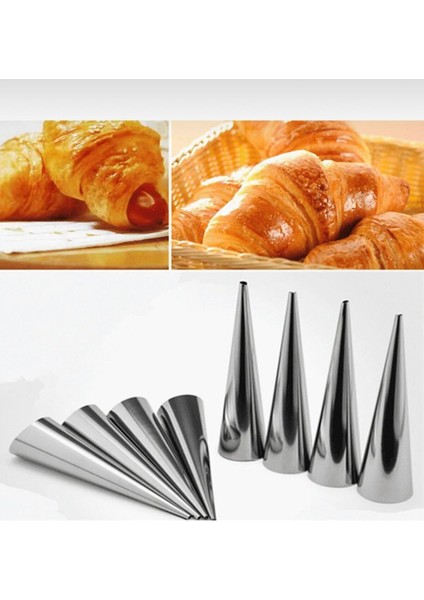 6'lı Hamur Şekillendirici Kruvasan Korne Kurabiye Kalıbı Seti modelleri