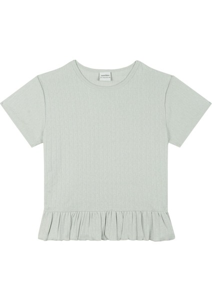 Mint Jakar Kısa Kollu Pijama Takımı