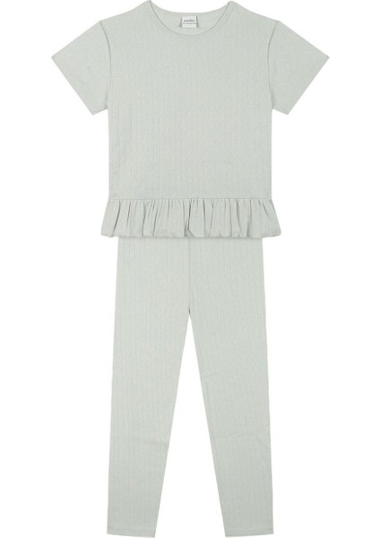 Mint Jakar Kısa Kollu Pijama Takımı fiyatları