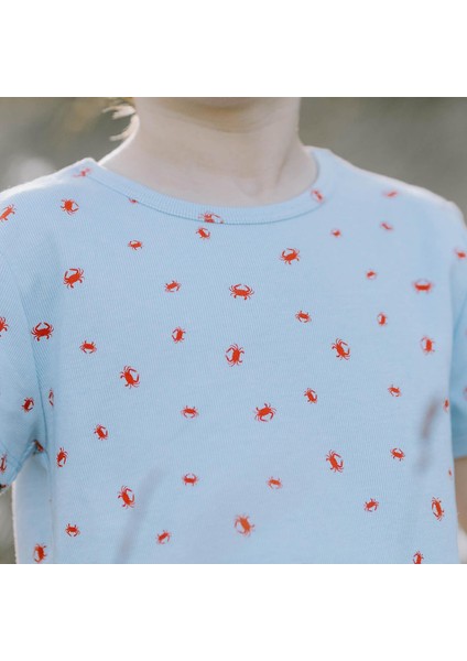 Yengeç Ailesi Kısa Kollu Pijama Takımı fırsatları