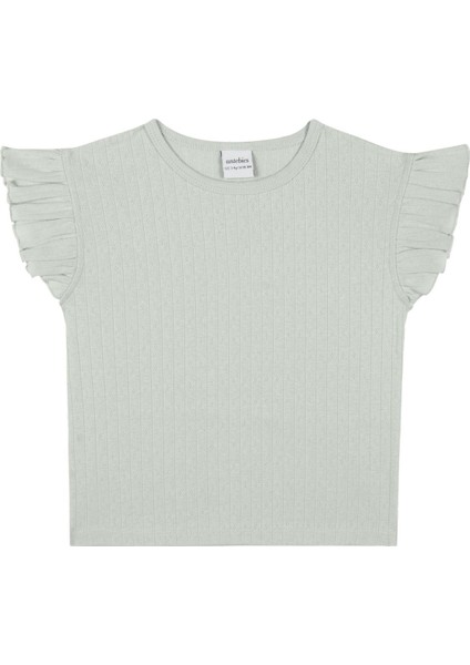 Mint Jakar Şortlu Pijama Takımı
