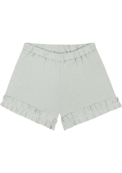 Mint Jakar Şortlu Pijama Takımı