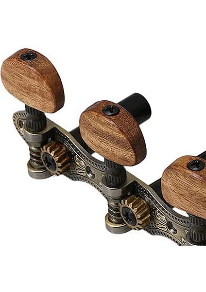 2 Adet Gitar Tuner Akort Tuşları Klasik Gitar Için Mandal Makine Kafaları (Yurt Dışından)