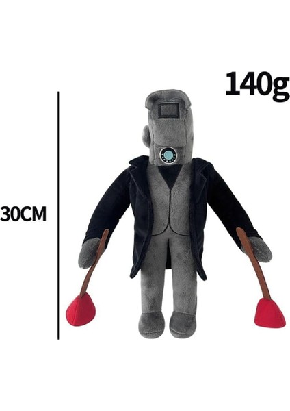 Skibidi Tuvalet Oyuncak Peluş, Konuşmacı Peluş Korku Oyunu Dolması Peluş Bebek Oyuncakları Koleksiyon Çocuklar Için Hediyeler Koleksiyoncular B (Yurt Dışından)