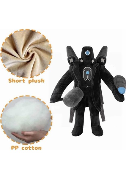 Skibidi Tuvalet Oyuncak Peluş, Konuşmacı Peluş Korku Oyunu Dolması Peluş Bebek Oyuncakları Koleksiyon Çocuklar Için Hediyeler Koleksiyoncular B (Yurt Dışından)