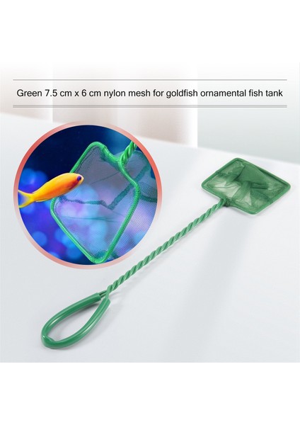Japon Balığı Süs Balığı Tankı Için Yeşil 7,5 cm x 6 cm Naylon Ağ (Yurt Dışından) indirimleri