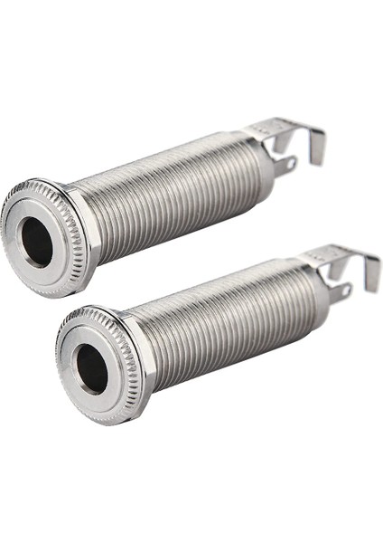 Uç Pim Çıkış Jakı, Ancable 1/4 Inç 6.35MM Mono Namlu Jack 3 Pin Uzun Dişli Yedek Tam Kontak Jack Soket (Yurt Dışından)
