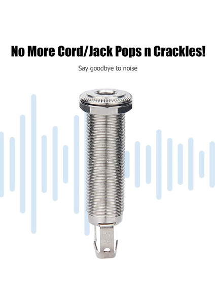 Uç Pim Çıkış Jakı, Ancable 1/4 Inç 6.35MM Mono Namlu Jack 3 Pin Uzun Dişli Yedek Tam Kontak Jack Soket (Yurt Dışından) modelleri