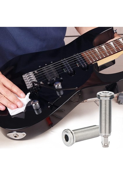 Uç Pim Çıkış Jakı, Ancable 1/4 Inç 6.35MM Mono Namlu Jack 3 Pin Uzun Dişli Yedek Tam Kontak Jack Soket (Yurt Dışından) indirimleri